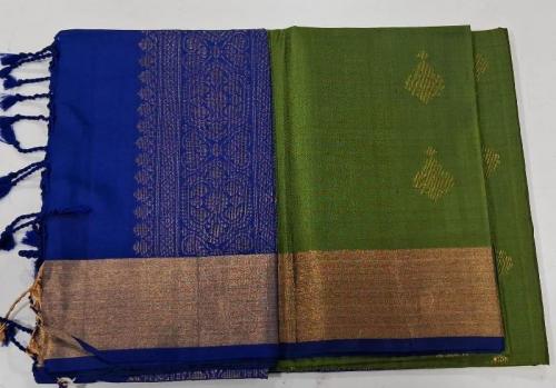 SOFT SILK SAREE WITH BLOUSE